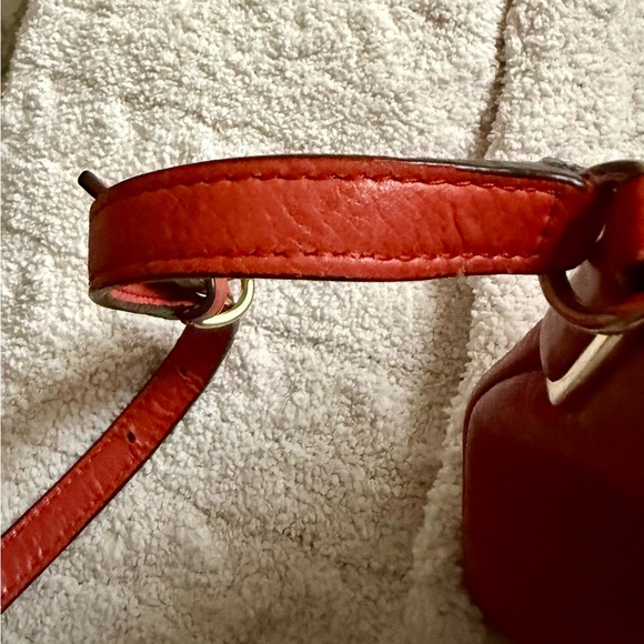 Coach Red Leather Crossbody Bag - Picture 8 of 12